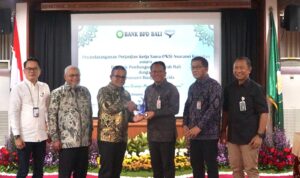 Penandatanganan Perjanjian Kerja Sama antara Askrida dan Bank PD Bali