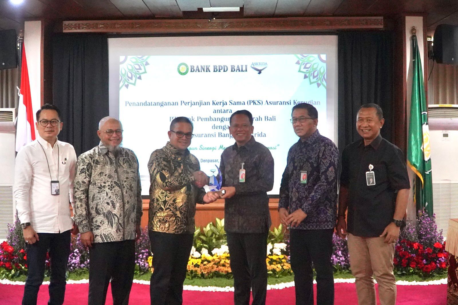 Penandatanganan Perjanjian Kerja Sama antara Askrida dan Bank PD Bali